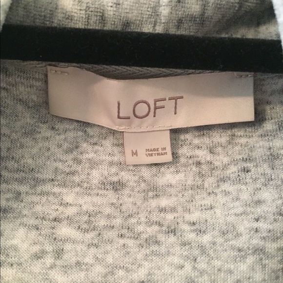 LOFT grey cardigan medium - Picture 4 of 7
